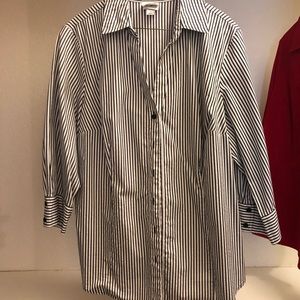 Worthington 1x button down blouse